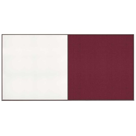 United Visual Products Enclosed Corkboard, 1 Door, 72"x36", 4" Fra, UV3411-WHITE-PUMICE UV3411-WHITE-PUMICE